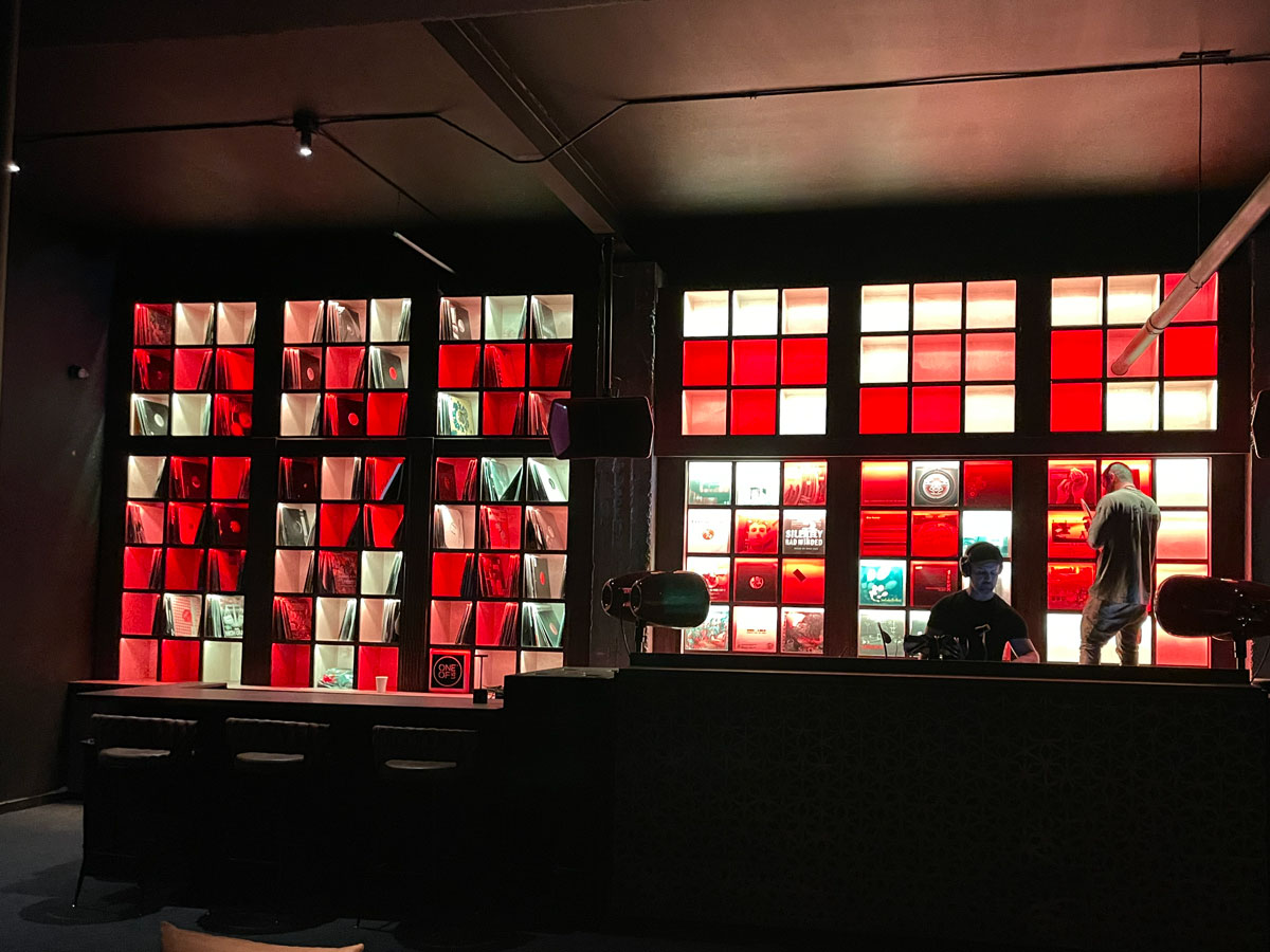 40' Interactive Record Wall